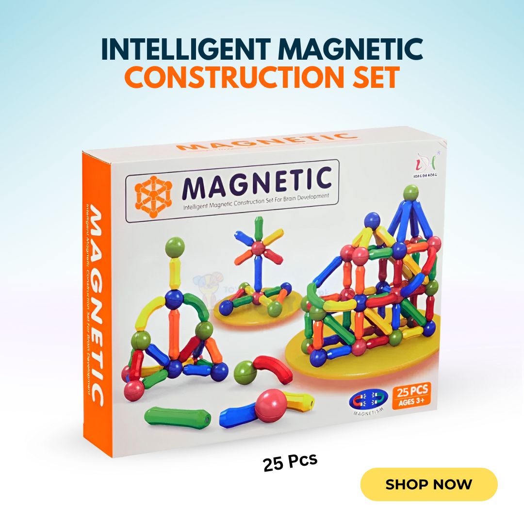 Magnetic Building Set – Creative Brain-Boosting Toy for Kids"