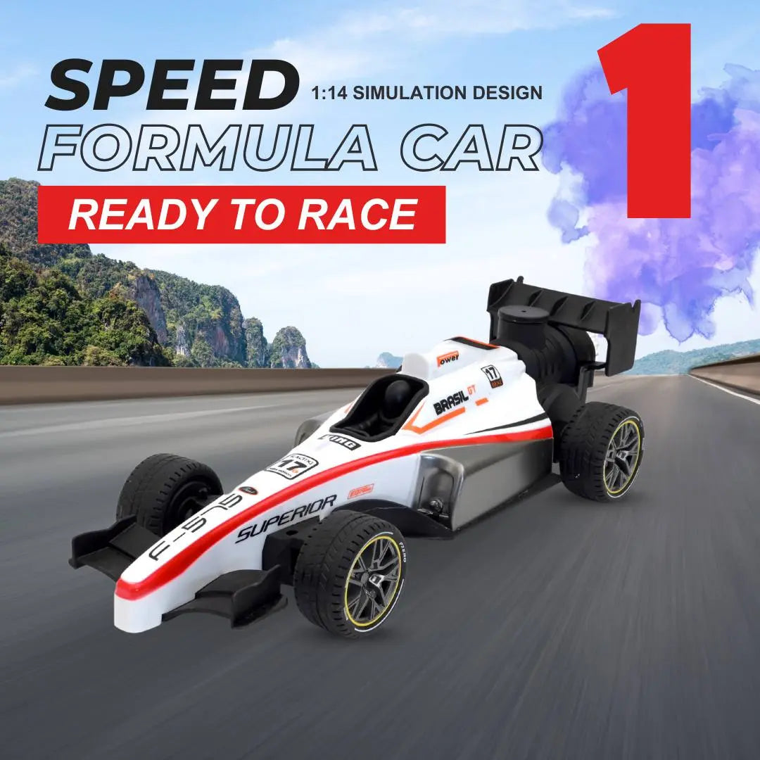 F1 High-Speed Remote Control Car for Kids - Rechargeable Rc Vehicle
