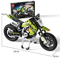 Motorcycle Toy Building Block Set  STEM Construction Kit for Boys, Girls and Adults 476 Pieces