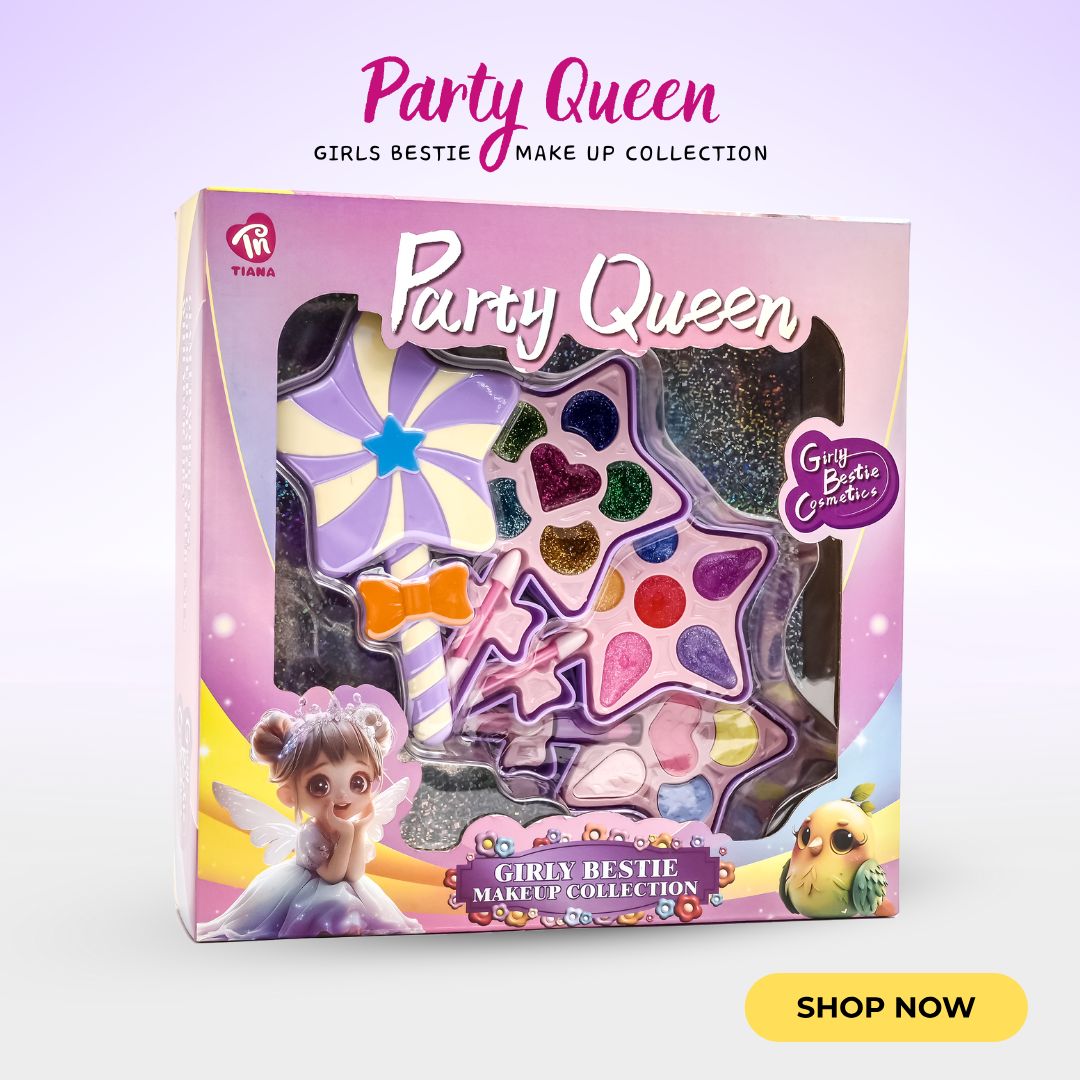 Party Queen Makeup Set for Girls Unleash the Sparkle