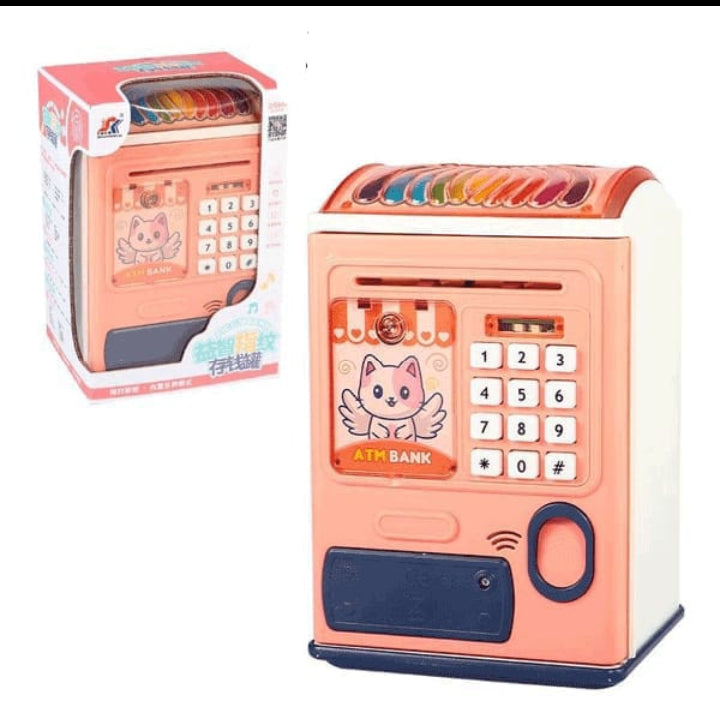 Money Box for Kids,Piggy Bank, Electronic , Finger Print ATM Machine, Best Gift For Kids