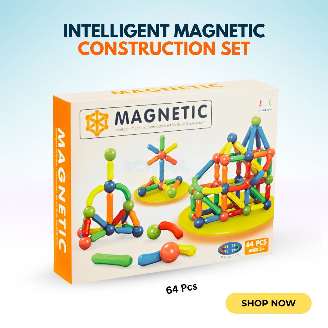 Magnetic Building Set – Creative Brain-Boosting Toy for Kids"