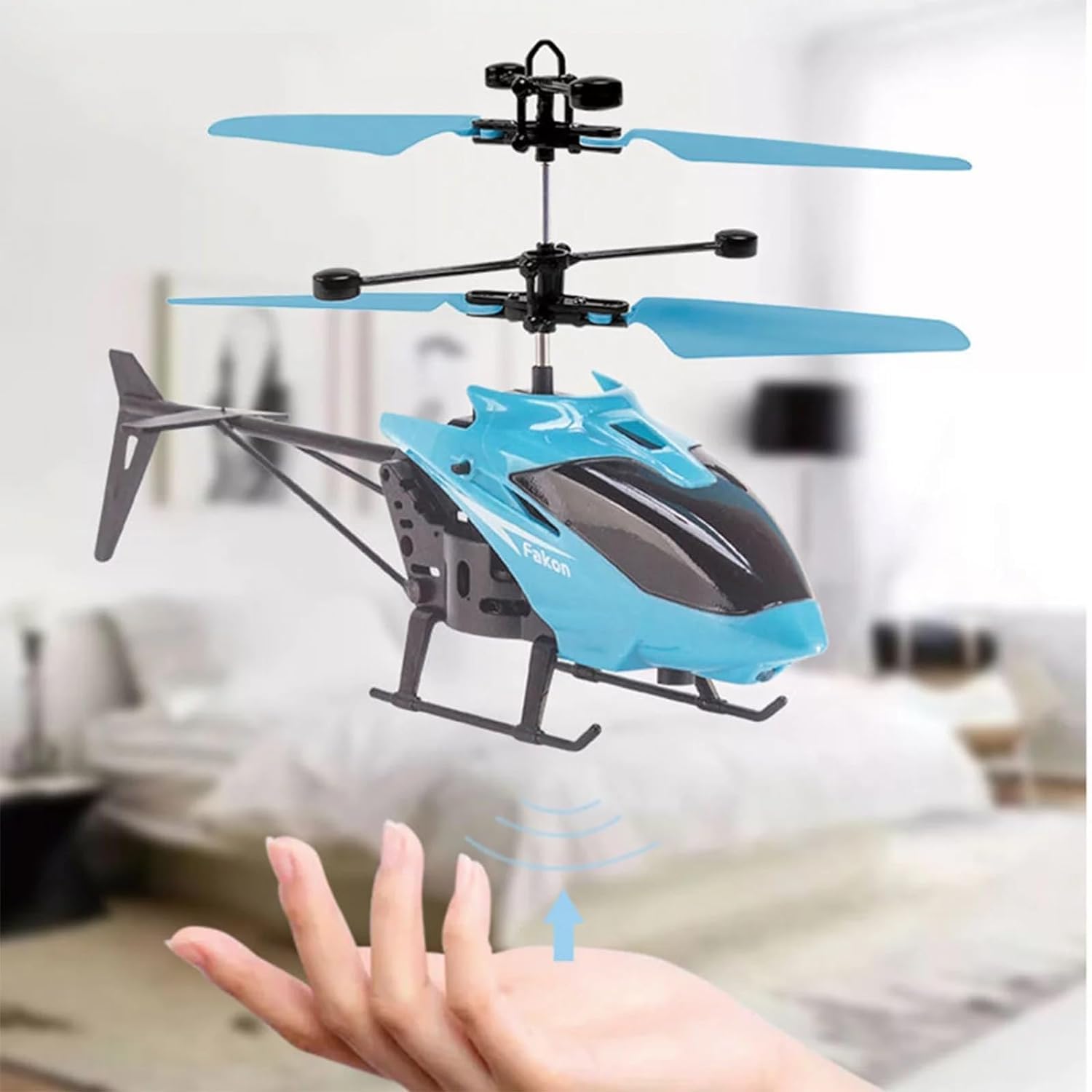 2 in 1 Hand Gesture And Sensor Flying Helicopter