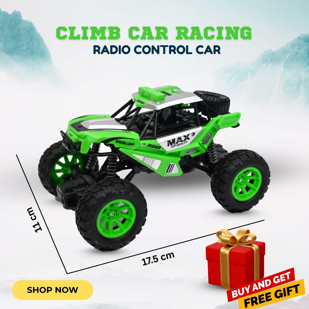 "Extreme Climber RC Car Green Beast 4x4 RC Car – Off-Road Action for Little Racers!"