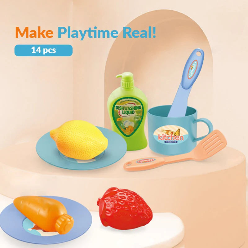 🍴 Kids' Kitchen Sink Playset – Wash, Learn & Play! 🌟