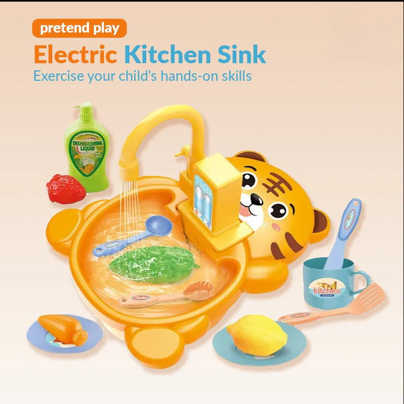 🍴 Kids' Kitchen Sink Playset – Wash, Learn & Play! 🌟
