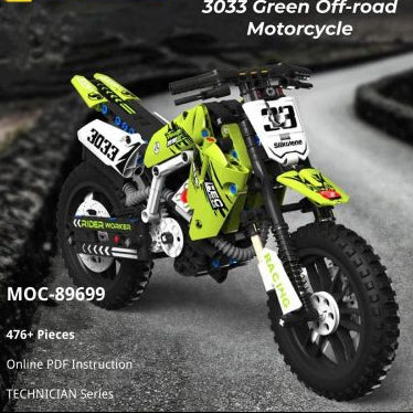 Motorcycle Toy Building Block Set  STEM Construction Kit for Boys, Girls and Adults 476 Pieces